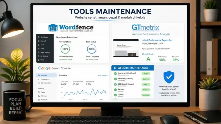 Checklist yang Dilakukan Saat Maintenance Website