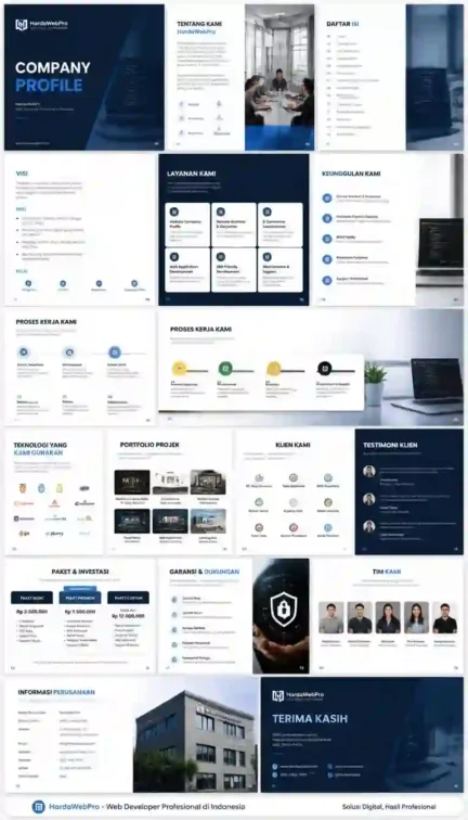 kesalahan umum dalam membuat company profile yang membuat bisnis terlihat tidak profesional