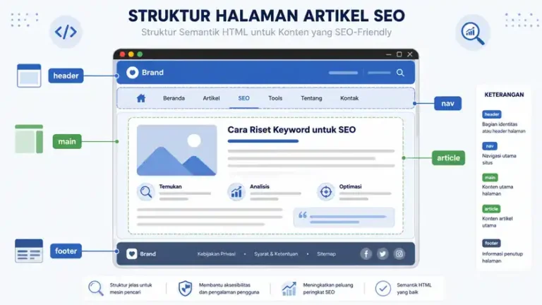 Struktur HTML Website SEO Friendly dari A sampai Z