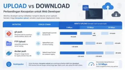 Spek Internet untuk Web Developer yang Benar-Benar Cukup Dipakai Seharian