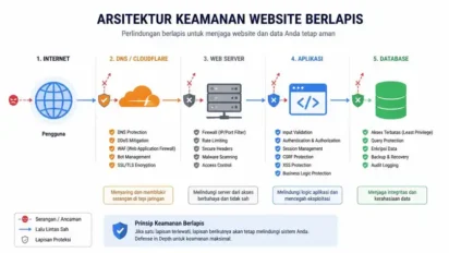 Cara Membangun Sistem Keamanan Website Berlapis