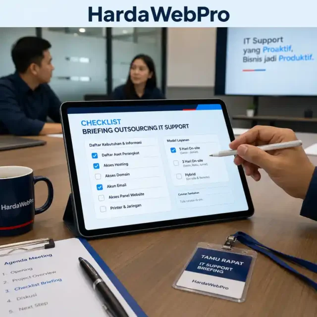 checklist briefing jasa outsourcing IT support Tangerang sebelum kontrak dimulai checklist briefing jasa outsourcing IT support Tangerang sebelum kontrak dimulai