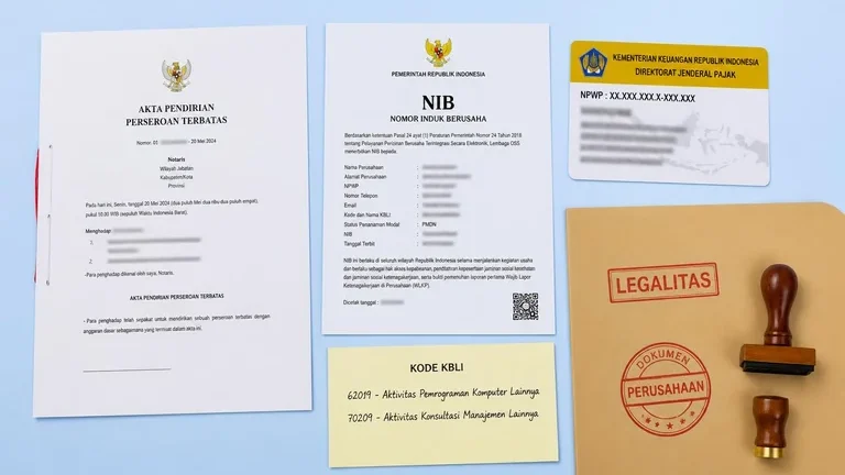 checklist dokumen akta NIB NPWP dan kode usaha saat cara cek legalitas perusahaan