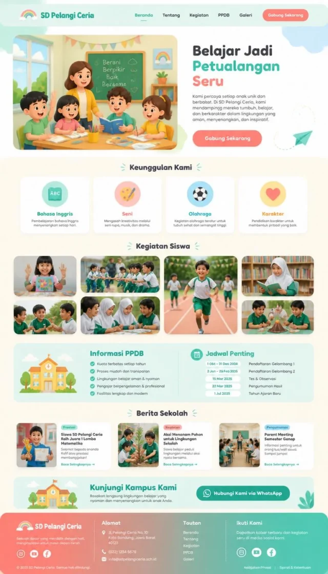 mockup full page desain website sekolah terbaru mockup full page desain website sekolah terbaru