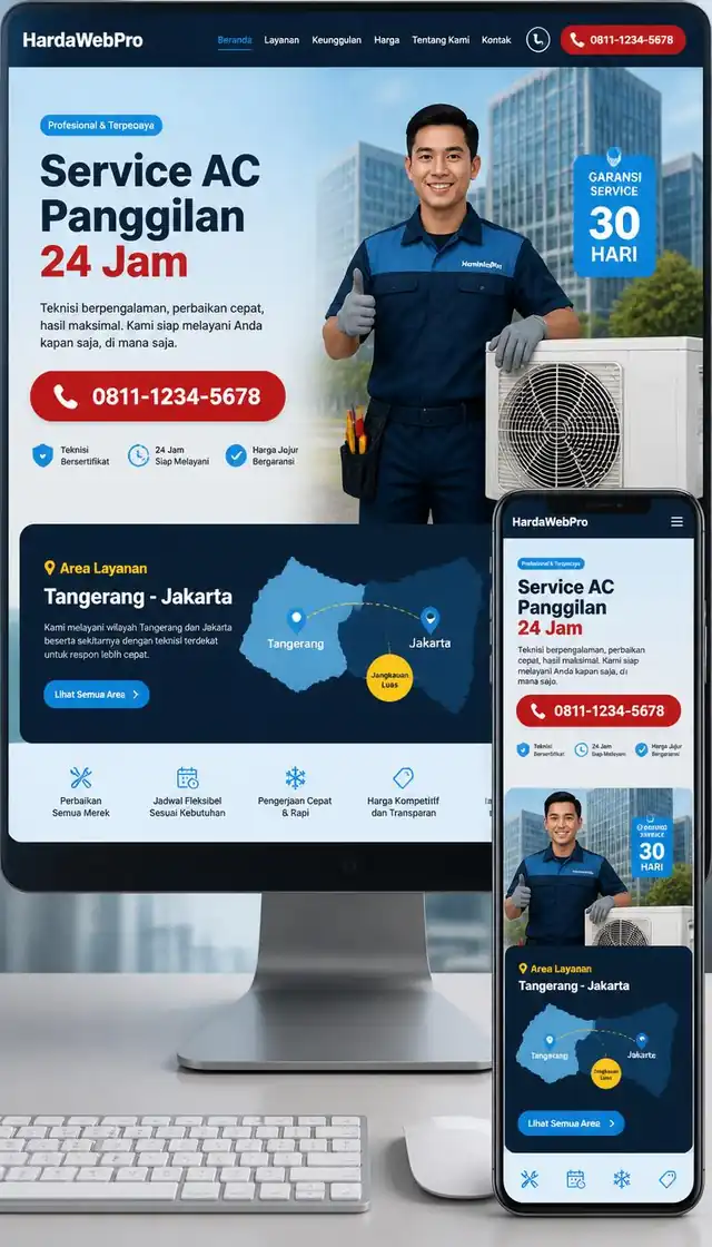 Tampilan Tablet dan Mobile