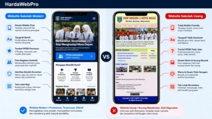 Contoh Website Sekolah Modern