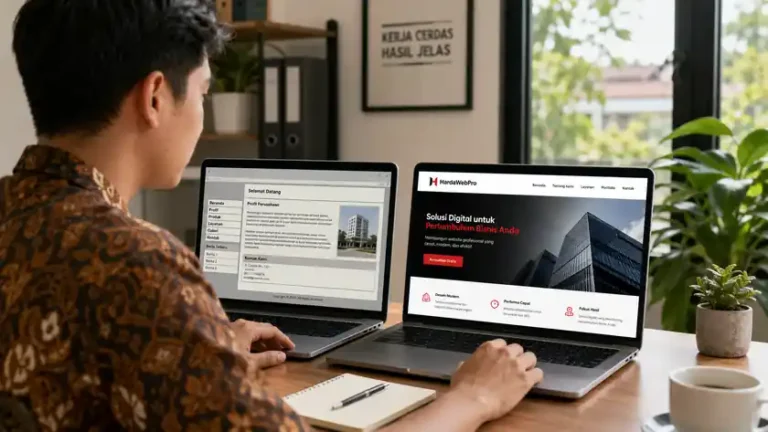 Jasa Desain Ulang Website by HardaWebPro