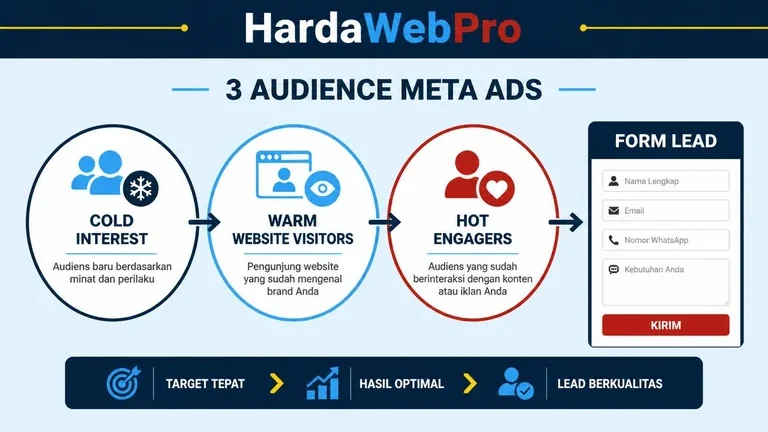 diagram audience cold warm hot untuk strategi iklan di facebook tepat sasaran diagram audience cold warm hot untuk strategi iklan di facebook tepat sasaran