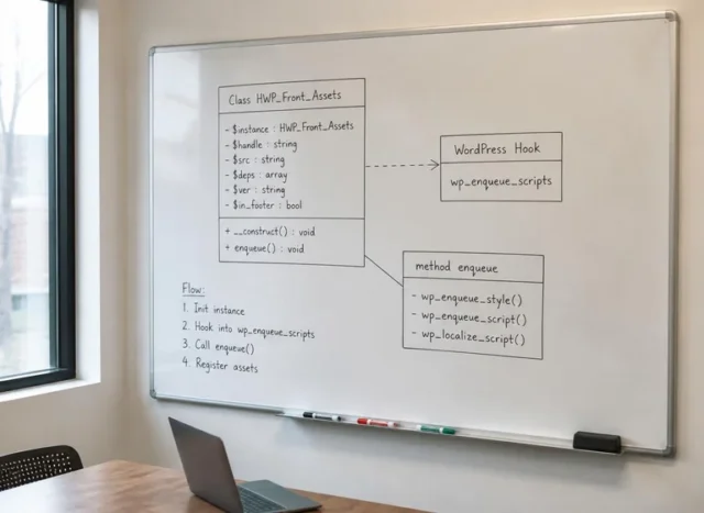 diagram class wordpress yang mengait method ke hook enqueue diagram class wordpress yang mengait method ke hook enqueue