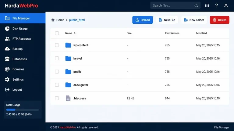 file htaccess di file manager berbagai stack web Apache file htaccess di file manager berbagai stack web Apache