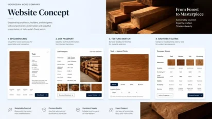 Contoh Desain Web Compro: Perusahaan Kayu