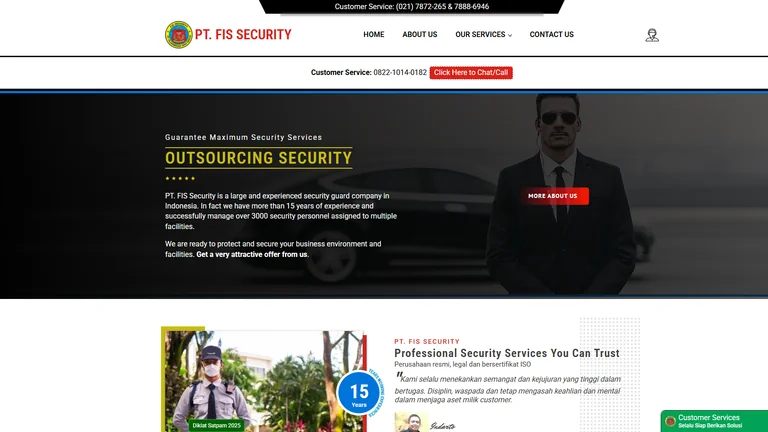 PT. FIS Security (PT Fajarmerah Indo Service) PT. FIS Security (PT Fajarmerah Indo Service)