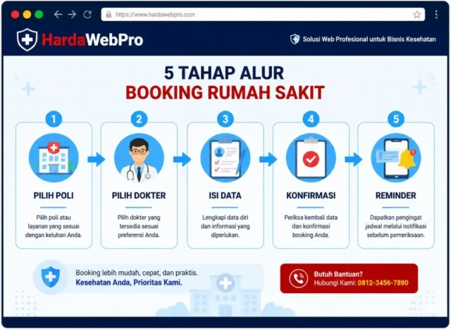 5 tahap alur sistem booking rumah sakit online dari pilih poli hingga reminder janji temu 5 tahap alur sistem booking rumah sakit online dari pilih poli hingga reminder janji temu