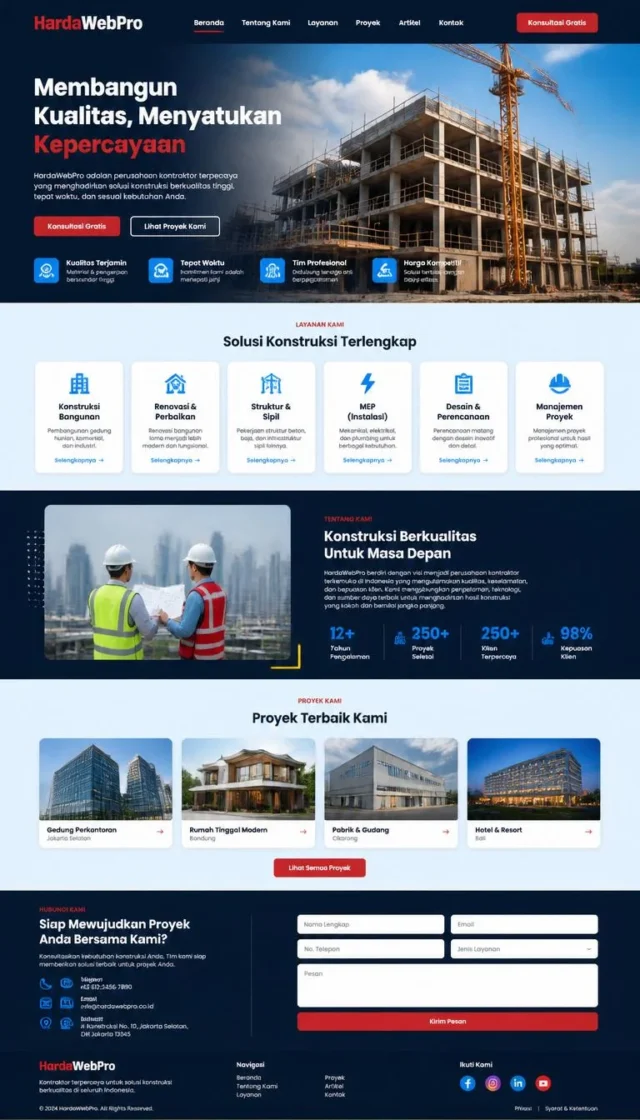 full page WordPress company profile jasa pembuatan web wordpress tangerang skema navy full page WordPress company profile jasa pembuatan web wordpress tangerang skema navy