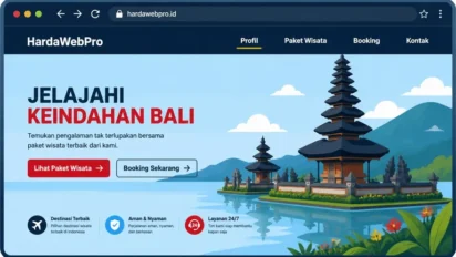 Fitur Wajib Website Compro & Penjualan Travel