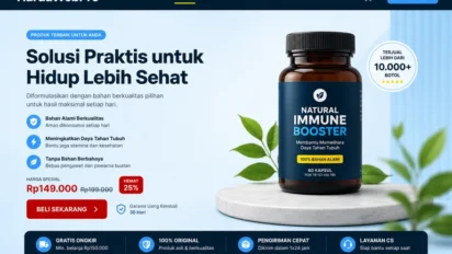 Contoh Desain Layout Landing Page Penjualan Bagus