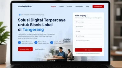 Jasa Pembuatan Landing Page Tangerang