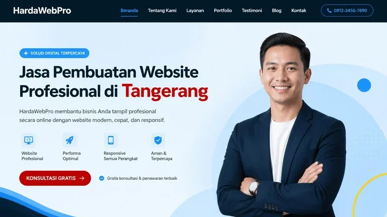 contoh hero section WordPress company profile jasa pembuatan web wordpress tangerang contoh hero section WordPress company profile jasa pembuatan web wordpress tangerang