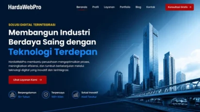 Jasa Pembuatan Template WordPress Company Profile