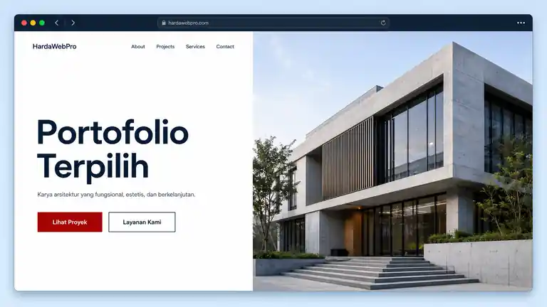 contoh hero section desain website perusahaan arsitektur clean minimalis modern contoh hero section desain website perusahaan arsitektur clean minimalis modern
