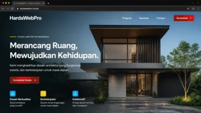 Jasa Website Arsitektur Compro Portfolio