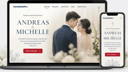 Contoh Web Undangan Pernikahan Tema Kristen