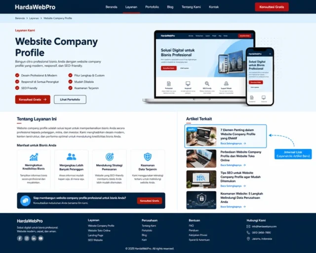 ilustrasi internal link blog company profile untuk percepat indexing pos baru google ilustrasi internal link blog company profile untuk percepat indexing pos baru google