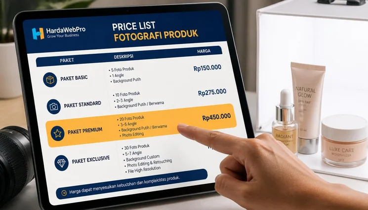 Harga Price List Jasa Fotografi Produk Terbaru