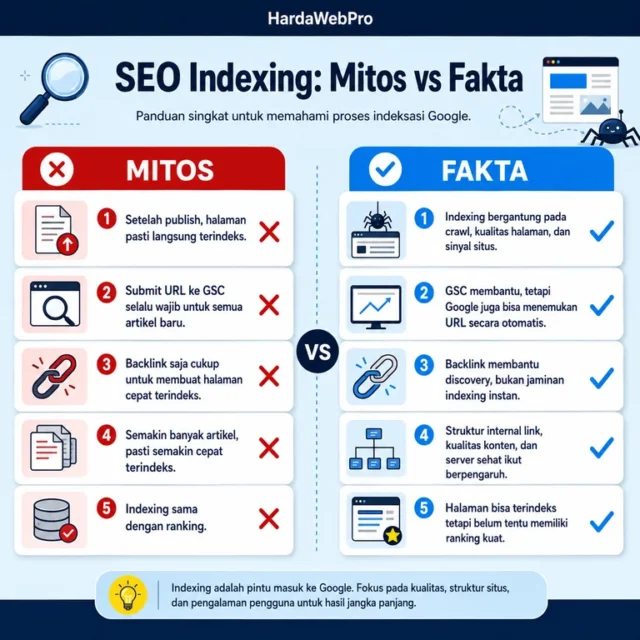 infografis mitos dan fakta penyebab pos baru lama terindex google infografis mitos dan fakta penyebab pos baru lama terindex google