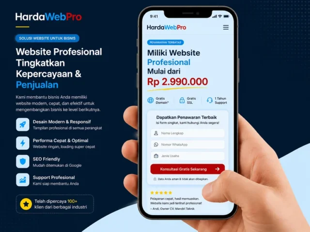 checklist mobile contoh landing page penjualan layout bagus