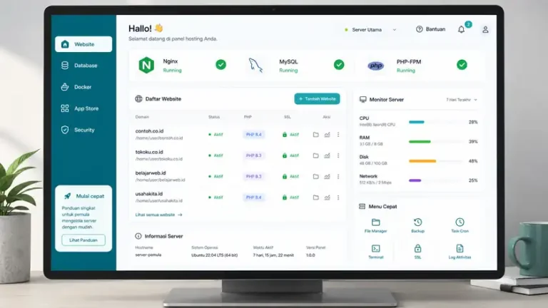 Panel Hosting Gratis untuk Pemula: aaPanel HestiaCP CyberPanel Panel Hosting Gratis untuk Pemula: aaPanel HestiaCP CyberPanel