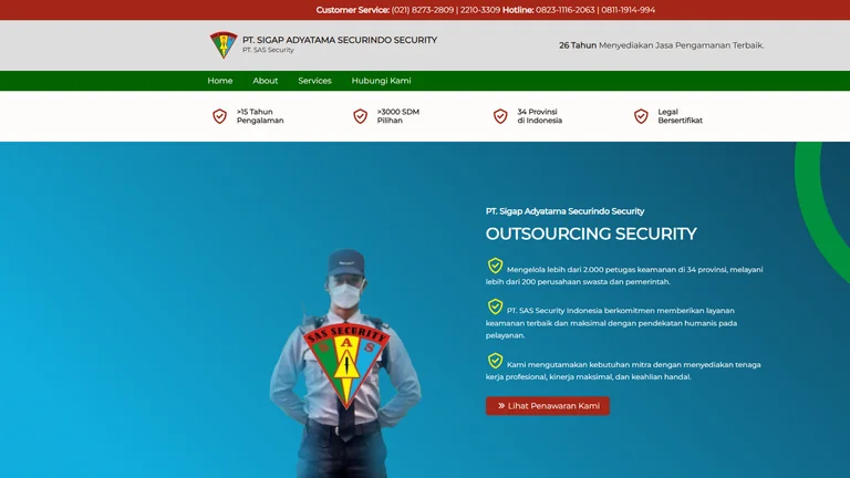 PT. Sigap Adyatama Securindo (SAS Security