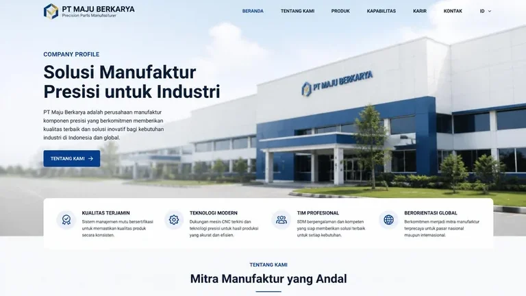 studi kasus first impression investor menilai perusahaan manufaktur Tangerang