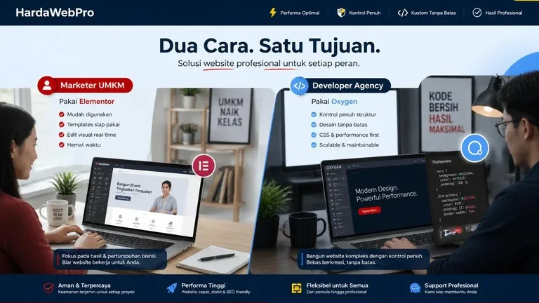 target pengguna elementor untuk marketer versus oxygen builder untuk developer target pengguna elementor untuk marketer versus oxygen builder untuk developer