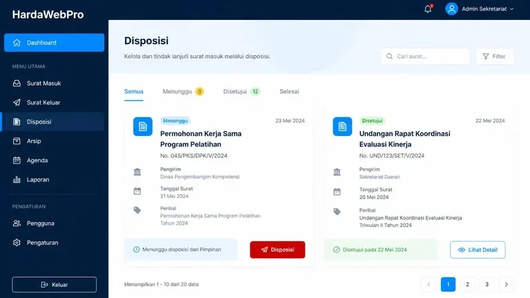 antarmuka aplikasi surat disposisi jasa pembuatan aplikasi berbasis website antarmuka aplikasi surat disposisi jasa pembuatan aplikasi berbasis website
